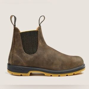 Blundstone #1994 Chelsea Boot in Rustic Brown/Mustard AU Size 4 (US Size 7)